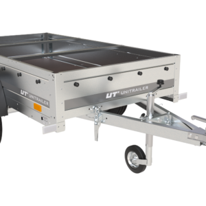 200 kipp jardín remolque con rueda de jinete, h 0 chasis y azul de la lona