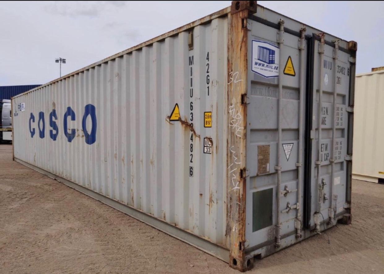 Contenedor marítimo de 40 pies - Y0HPP (de segunda mano)