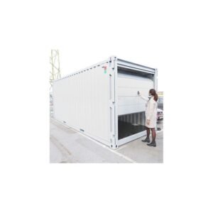 Contenedor De Almacenamiento De 20 Pies Con Apertura De Puerta Seccional De Garaje