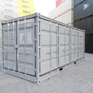 contenedor marítimo 20 pies open side