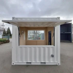 Contenedor de cafeteríabar de 10 pies Nuevo Blanco