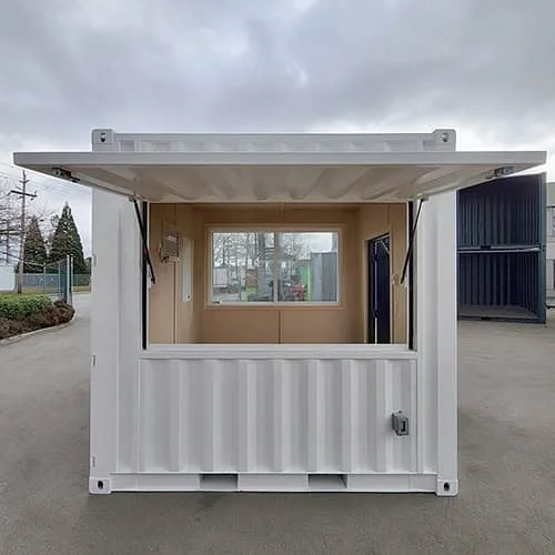 Contenedor de cafeteríabar de 10 pies Nuevo Blanco