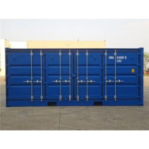 contenedor marítimo de 20 pies hc con puerta lateral