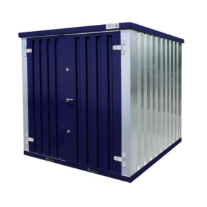 Contenedor FOCO azul acero 2 x 2 m – Puerta doble