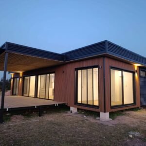 módulo habitacional 75 m² con 2 contenedores 40’ hc y 1 contenedor 20’ hc