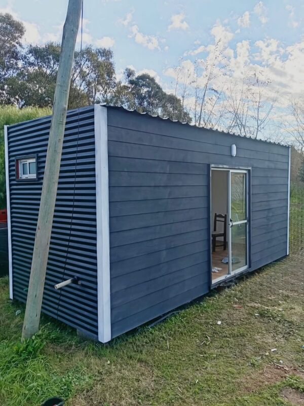 módulo prefabricado transportable de 6,0 m x 2,44 m