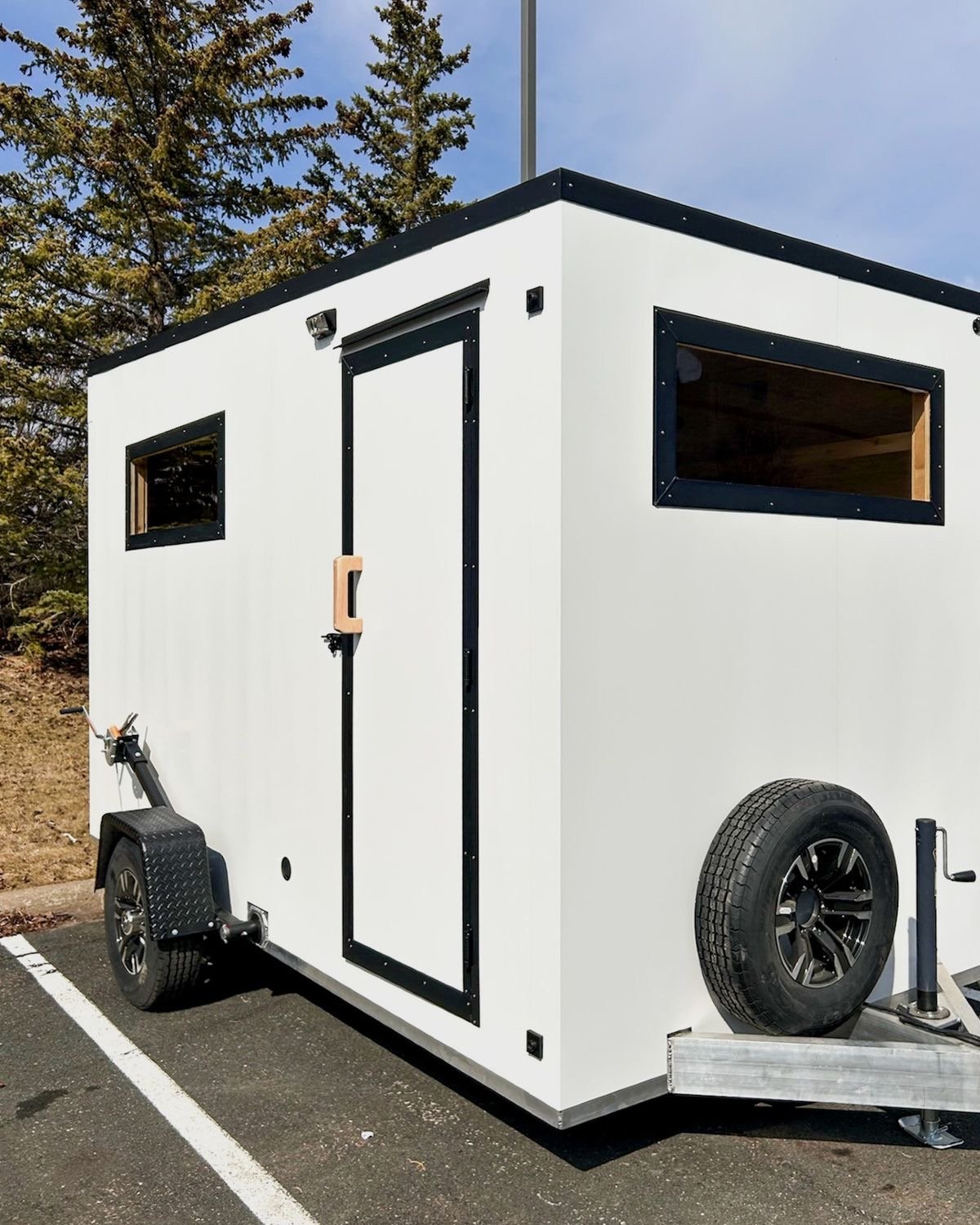 Remolque Mini Casa Blanco