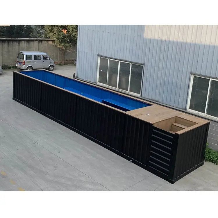 SP03 Contenedor de piscina con estructura de acero galvanizado de 11,8 m